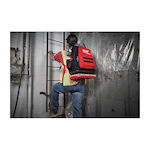 Milwaukee® PACKOUT™ 48-22-8301 Backpack, 1680D Ballistic, Black/Red