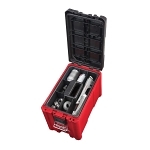 Milwaukee® PACKOUT™ 48-22-8422 Compact Tool Box, ABS, Black/Red