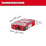 Milwaukee® 48-73-8435C First Aid Kit, 79 Components, 4.6 in H x 9.8 in W
