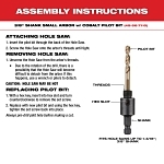 Milwaukee® Hole Dozer™ 49-22-4025 General Purpose Hole Saw Kit, 13 Pieces, For Use With 49-56-7210, 49-56-7240, 49-56-7250 and 49-56-9100 Quick-Change Arbor, Bi-Metal/HSS