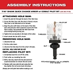Milwaukee® Hole Dozer™ 49-22-4025 General Purpose Hole Saw Kit, 13 Pieces, For Use With 49-56-7210, 49-56-7240, 49-56-7250 and 49-56-9100 Quick-Change Arbor, Bi-Metal/HSS