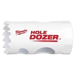 Milwaukee® HOLE DOZER™ Ice Hardened™ 49-56-0052 Hole Saw, 1-1/8 in Dia, 1-5/8 in D Cutting, Bi-Metal/8% Cobalt Cutting Edge