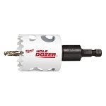 Milwaukee® HOLE DOZER™ Ice Hardened™ 49-56-0102 Hole Saw, 1-3/4 in Dia, 1-1/2 in D Cutting, Bi-Metal/8% Cobalt Cutting Edge