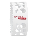 Milwaukee® HOLE DOZER™ Ice Hardened™ 49-56-0223 Hole Saw, 4-1/4 in Dia, 1-5/8 in D Cutting, Bi-Metal/8% Cobalt Cutting Edge