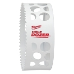 Milwaukee® HOLE DOZER™ Ice Hardened™ 49-56-0233 Hole Saw, 4-1/2 in Dia, 1-5/8 in D Cutting, Bi-Metal/8% Cobalt Cutting Edge