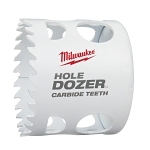 Milwaukee® HOLE DOZER™ 49-56-0722 Hole Saw, 2-1/8 in Dia, 1.62 in D Cutting, Carbide Cutting Edge