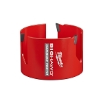 Milwaukee® BIG HAWG™ 49-56-9245 Hole Saw, 4 in Dia, 2-7/16 in D Cutting, Carbide Cutting Edge, 5/8-18 Arbor