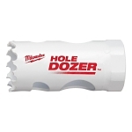 Milwaukee® HOLE DOZER™ Ice Hardened™ 49-56-0043 Hole Saw, 1 in Dia, 1-5/8 in D Cutting, Bi-Metal/8% Cobalt Cutting Edge
