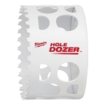 Milwaukee® HOLE DOZER™ Ice Hardened™ 49-56-0173 Hole Saw, 3 in Dia, 1-5/8 in D Cutting, Bi-Metal/8% Cobalt Cutting Edge