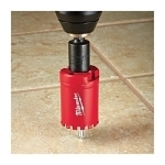 Milwaukee® Diamond Plus™ 49-56-5620 Diamond Grit Threaded Hole Saw, 1-1/4 in Dia, 1-1/2 in D Cutting