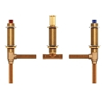 Moen® 4792 Adjustable Roman Tub Valve, 1/2 in CC Inlet x 1/2 in CC Outlet, 45 psi, 16 gpm, Metal Body, Domestic
