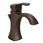Moen® 6903ORB 6903 Voss™ Bathroom Faucet, 1.5 gpm Flow Rate, 4.68 in H Spout, 1 Handles, Metal Pop-Up Drain, 1 Faucet Holes, Oil Rubbed Bronze, Function: Traditional