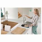 Moen® 7594EORB 7594EW Arbor® Pull-Down Kitchen Faucet, 1.5 gpm Flow Rate, Oil Rubbed Bronze, 1 Handles, 1/3 Faucet Holes, Function: Traditional, Domestic