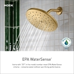 Moen® T2262EPBG Shower Trim Only, 1.75 gpm Shower, Brushed Gold