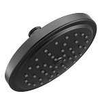 Moen® S176EPBL S176EP Fina® Self Pressurizing Shower Head, 2 gpm Flow Rate, 1 Sprays, Wall Mount, 7 in Dia Head, Domestic