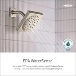 Moen® T2473EPBN T2473 Trim, 2 gpm Shower, No, Brushed Nickel