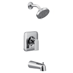 Moen® T2473EP Tub and Shower Trim, 1.75 gpm Shower, Polished Chrome