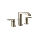 Moen® T6708BN T6708 Genta™ Bathroom Faucet, 1.2 gpm Flow Rate, 4-5/16 in H Spout, 10 in Center, Brushed Nickel, 2 Handles, Lift Rod Drain, Domestic