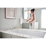 Moen® T961 Gibson™ Roman Tub Faucet, 10 in Center, Polished Chrome, 2 Handles, Function: Traditional, Domestic