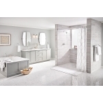 Moen® T961 Gibson™ Roman Tub Faucet, 10 in Center, Polished Chrome, 2 Handles, Function: Traditional, Domestic