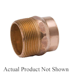 Streamline® A 07012 DWV Male Adapter, 1-1/4 in, Solder x MNPT, Copper, Domestic