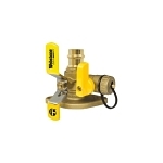 Webstone The Isolator® H-81413HV Ball Valve, 3/4 in Nominal, Press x Rotating Flanged End Style, Forged Brass Body, Full Port, PTFE Softgoods, Import