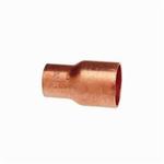NIBCO® 9001170CB 600R-CB Reducing Coupling, 1/2 x 1/4 in Nominal, Solder End Style, Wrot Copper, Domestic