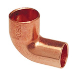 NIBCO® 9059150CB 6072-CB Close Rough Elbow, 3/4 in Nominal, FTG x Solder End Style, Copper, Domestic