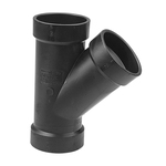 NIBCO® I090400 5810RR DWV Wye, Fitting/Connector: Reducing Wye, 2 x 1-1/2 x 2 in Nominal, Hub End Style, ABS, Domestic