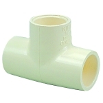 NIBCO® M099450 4711 Tee, 1 x 1 x 3/4 in Nominal, CTS Slip End Style, CPVC, Domestic