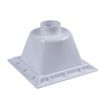 Oatey® 42721 Floor Sink, 3 in Drain Opening, 12 in W x 12 in D, Square Shape, PVC, White