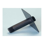 TracPipe® Counterstrike® AutoFlare® FGP-1X6 MT Meter Termination Stub-Out, 1 x 6 in, MNPT, 12 in L, Iron, Domestic