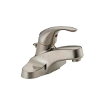 Peerless® P188620LF-BN-M Centerset Lavatory Faucet, Brushed Nickel, 1 Handles, Pop-Up Drain, 1.5 gpm Flow Rate