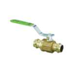 ProPress® 79115 Ball Valve, 1-1/2 in Nominal, Press End Style, Bronze Body, Full Port, EPDM/FKM Softgoods, Import