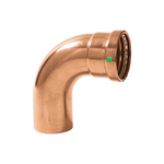 ProPress® 20638 90 deg Street Elbow, 2-1/2 in Nominal, Fitting x Press End Style, Copper, Import