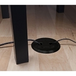 DUPL RECESS RECPT FLR BO X BLK