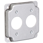 RACO® 807C Square Exposed Work Cover, 4.19 in L x 4.19 in W x 1/2 in D, Steel