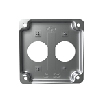 RACO® 807C Square Exposed Work Cover, 4.19 in L x 4.19 in W x 1/2 in D, Steel