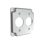 RACO® 807C Square Exposed Work Cover, 4.19 in L x 4.19 in W x 1/2 in D, Steel