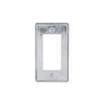 RACO® 862 Flat Handy Box Cover, 4-3/16 in L x 2-5/16 in W x 0.2 in D, Steel