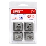 Reed 05616 R12+ Segmental Die, 2 in NPT Thread, Right Thread, 4 Pieces, HSS