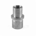 REHAU® EVERLOC® 260417-101 Copper Adapter, 1 in Nominal, EVERLOC x Male C (Street) End Style, Brass