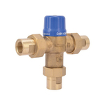 Cash Acme® Heatguard® 24510 HG110-D Thermostatic Mixing Valve, 1/2 in FNPT Inlet x 1/2 in FNPT Outlet, 230 psi, 1 to 20 gpm, Bronze Body, Import