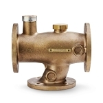 Resideo Braukmann MX131LF/U MX Series Large Flow Proportional Thermostatic Mixing/Diverting Valve, 2-1/2 in, Flanged, 30 psi, Brass/Stainless Steel Body