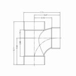 ROYAL P156 P Series, 4 in nominal, Hub end style, SDR 35, PVC