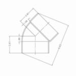 P131973, 4 in nominal, Spigot x Hub end style, SDR 35, PVC, Domestic