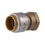 Sharkbite® UR088 Adapter, 3/4 in Nominal, FNPT End Style, Lead-Free DZR Brass