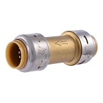 Sharkbite® UR2008 Check Valve, 1/2 in Nominal, Push-to-Connect End Style, Lead-Free DZR Brass Body, EPDM Softgoods