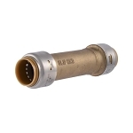 Sharkbite® UR3020 Fitting, Coupling, 1 in Nominal, Brass