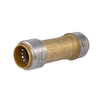 Sharkbite® UR3020 Fitting, Coupling, 1 in Nominal, Brass